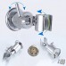 Five-function Shower Set Triple Concealed Hot And Cold Water Mixing Valve Lifting Rod - B078977XST